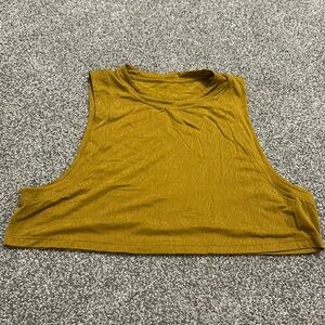 Lululemon Cropped Workout Tank Top Size S